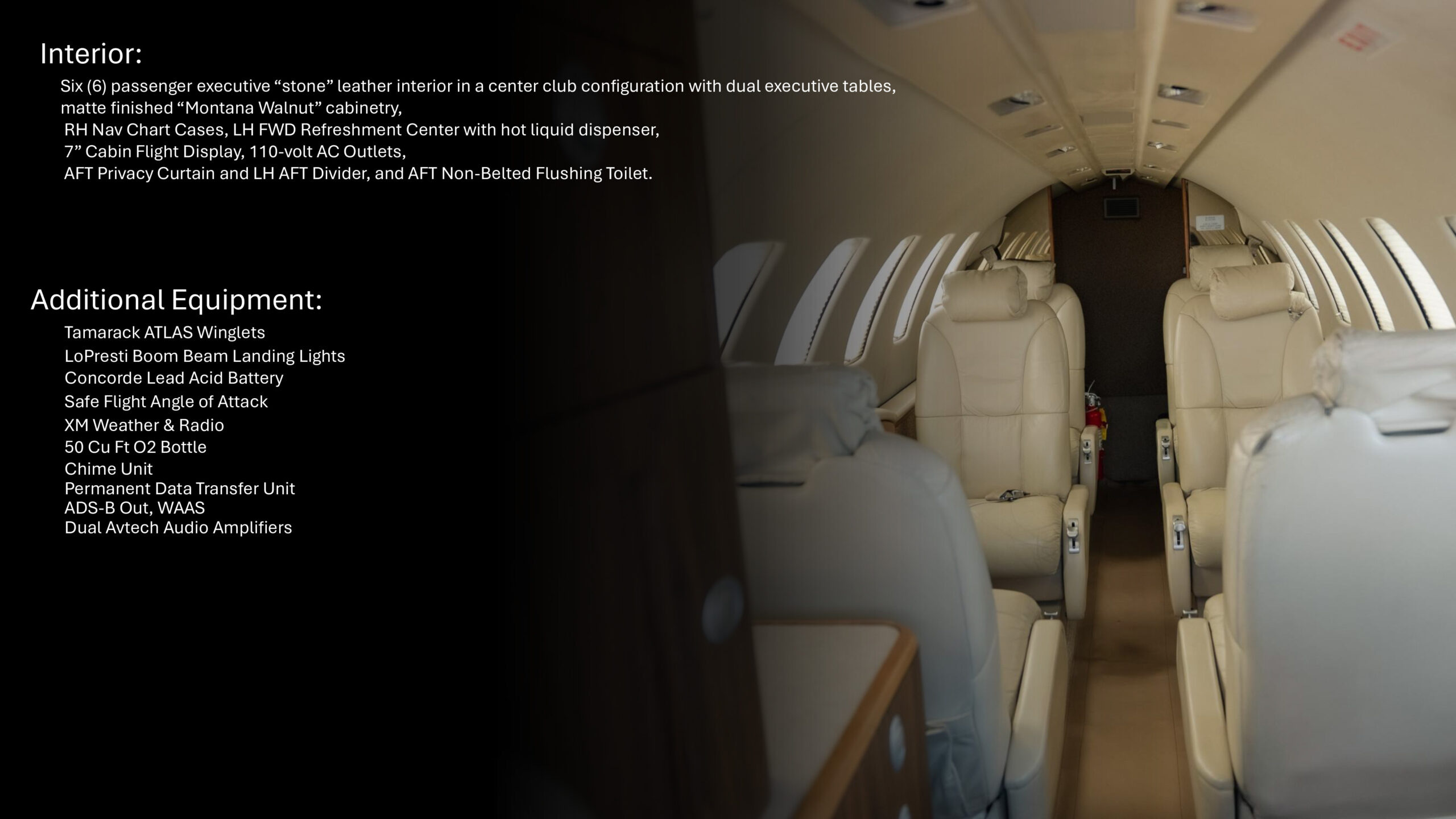 Citation CJ2 N184CD Specs-4